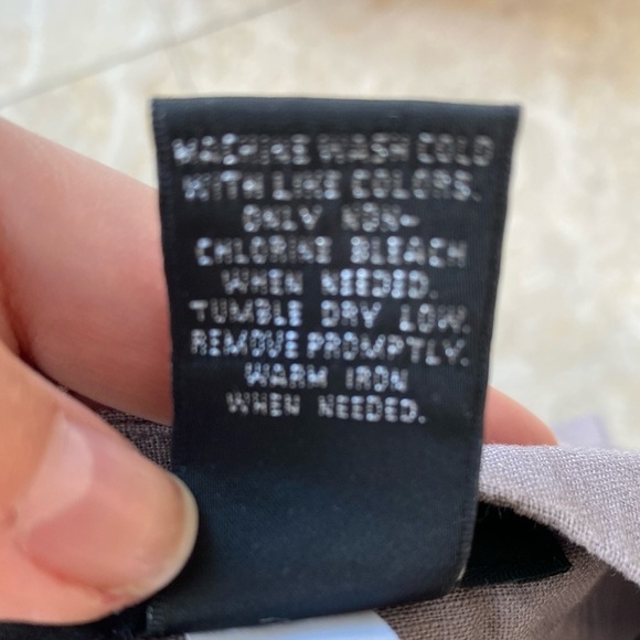 Target Mossimo Supply Taupe Linen ruffle Pencil Skirt - 4 - Picture 5 of 7